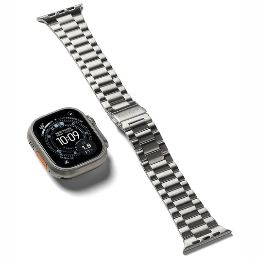 Ringke Metal One Air Armband für Apple Watch 49mm / 46mm / 45mm / 44mm Serie, Silber