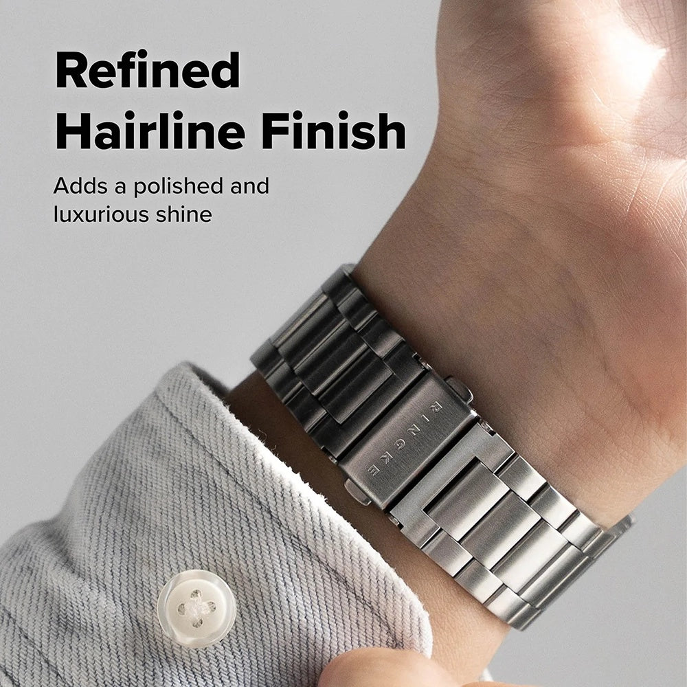 Bracelet Ringke Metal One Air pour Samsung Galaxy Watch8 / Watch8 Classic Series, Argenté