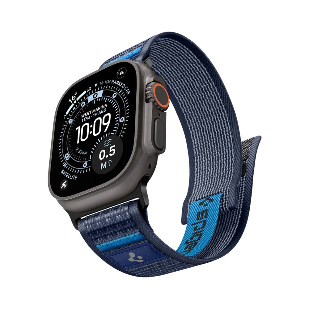 Cinturino Spigen Athlex Air 2 per Apple Watch 49mm / 46mm / 45mm / 44mm Series, Blu Navy AMP10608