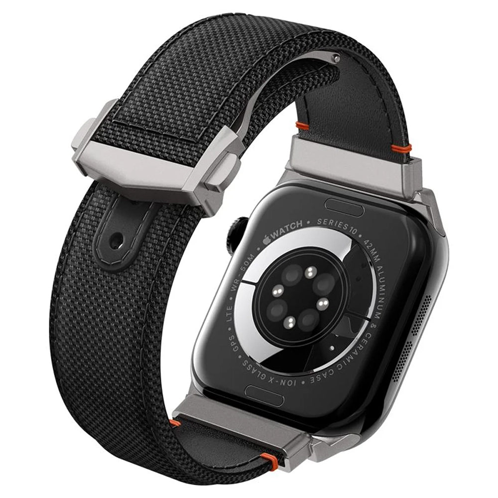 Cinturino Spigen Classic Fit per Apple Watch 49mm / 46mm / 45mm / 44mm / 42mm Series, Nero AMP09304