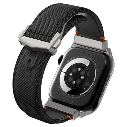 Cinturino Spigen Classic Fit per Apple Watch 49mm / 46mm / 45mm / 44mm / 42mm Series, Nero AMP09304