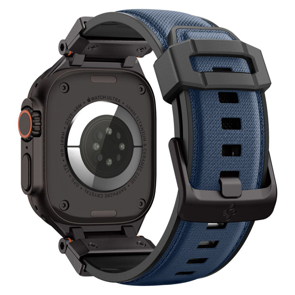 Spigen DuraPro Armor Armband für Apple Watch 49mm / 46mm / 45mm / 44mm / 42mm Serie, Marineblau
