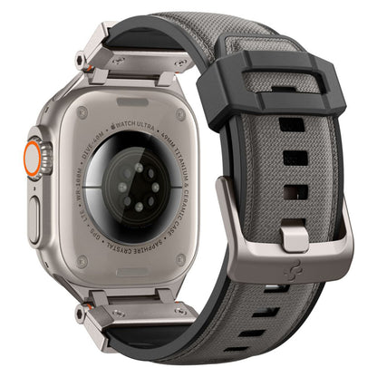 Spigen DuraPro Armor Gurt für Apple Watch 49mm / 46mm / 45mm / 44mm / 42mm Serie, Grau
