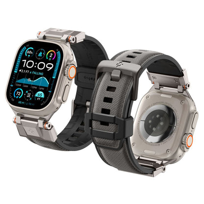 Spigen DuraPro Armor Gurt für Apple Watch 49mm / 46mm / 45mm / 44mm / 42mm Serie, Grau