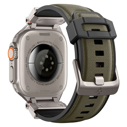 Spigen DuraPro Armor Gurt für Apple Watch 49mm / 46mm / 45mm / 44mm / 42mm Serie, Grün