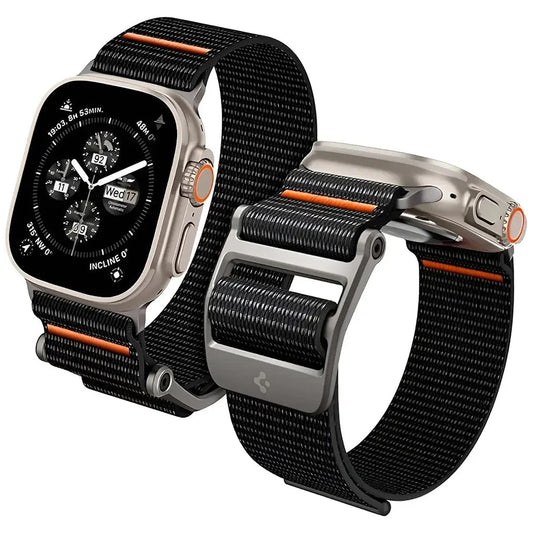 Bracelet Spigen DuraPro Flex pour Apple Watch 49mm / 46mm / 45mm / 44mm Series, Noir AMP05981