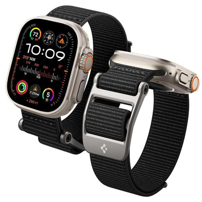 Bracelet Spigen DuraPro Flex pour Apple Watch 49mm / 46mm / 45mm / 44mm Series, Noir AMP02465