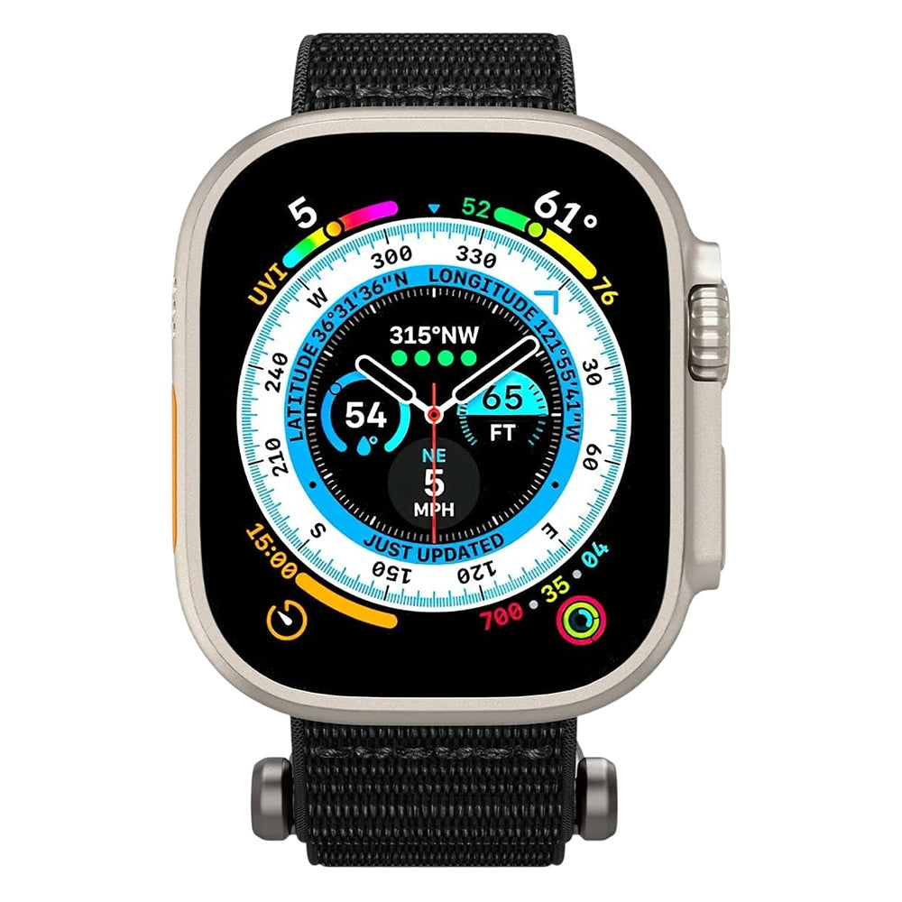 Bracelet Spigen DuraPro Flex pour Apple Watch 49mm / 46mm / 45mm / 44mm Series, Noir AMP02465