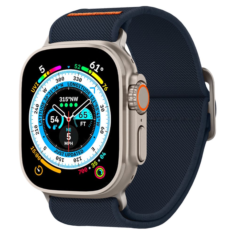 Spigen Fit Lite Ultra Armband für Apple Watch 49mm / 46mm / 45mm / 44mm / 42mm Serie, Marineblau