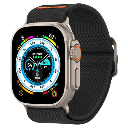Spigen Fit Lite Ultra Armband für Apple Watch 49mm / 46mm / 45mm / 44mm / 42mm Serie, Schwarz