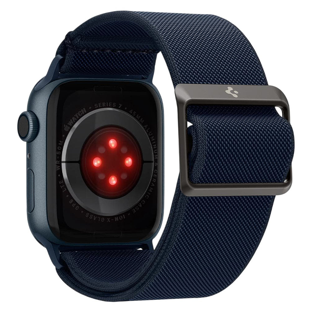 Cinturino Spigen Lite Fit per Apple Watch Serie 49 mm / 46 mm / 45 mm / 44 mm, Blu navy AMP02287