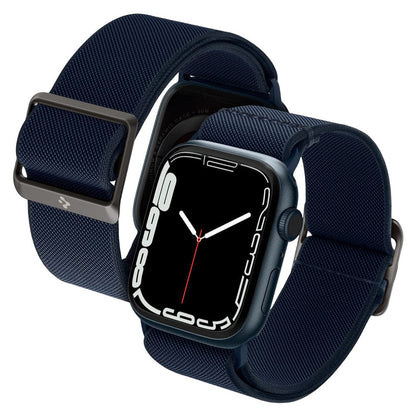 Cinturino Spigen Lite Fit per Apple Watch Serie 49 mm / 46 mm / 45 mm / 44 mm, Blu navy AMP02287