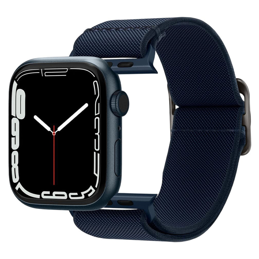 Cinturino Spigen Lite Fit per Apple Watch Serie 49 mm / 46 mm / 45 mm / 44 mm, Blu navy AMP02287