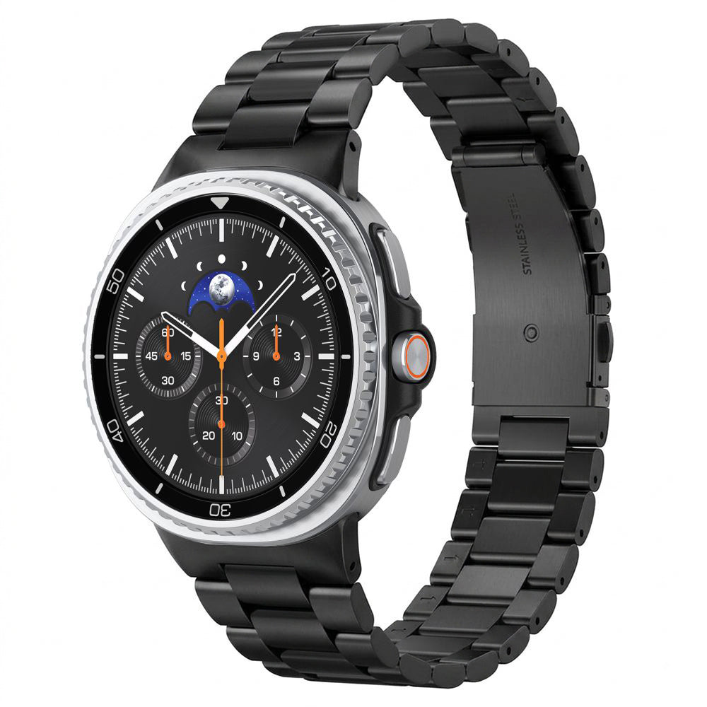 Cinturino Spigen Modern Fit 316L per Samsung Galaxy Watch9 / Watch8 / Watch8 Classic Series, Nero AMP11608