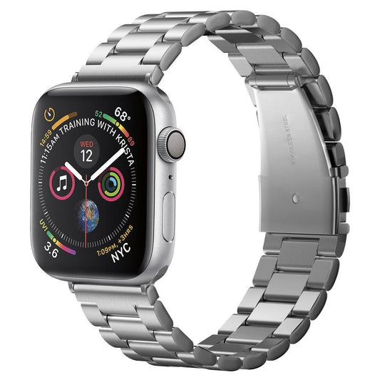 Bracelet Spigen Modern Fit pour Apple Watch 49mm / 46mm / 45mm / 44mm / 42mm Series, Argenté