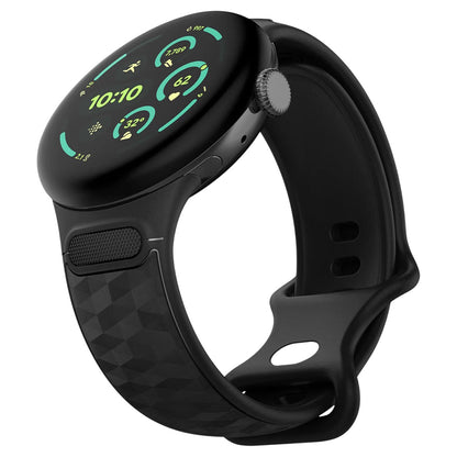 Spigen Parallax Armband für Google Pixel Watch 45mm Serie, Matt Schwarz AMP10192