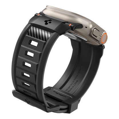 Cinturino Spigen Rugged per Apple Watch 49mm / 46mm / 45mm / 44mm / 42mm Series, Nero AMP07105