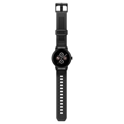 Spigen Rugged Armband für Google Pixel Watch 41mm Serie, Schwarz AMP07556