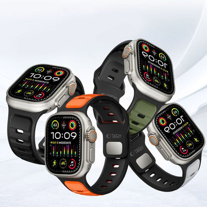 Tech-Protect Iconband Line Armband für Apple Watch 49mm / 46mm / 45mm / 44mm Serie, Grün