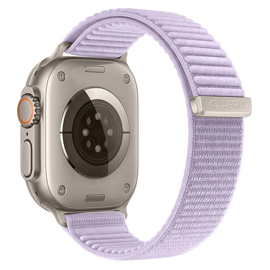 Cinturino Tech-Protect NylonLoop per Apple Watch 49 mm / 46 mm / 45 mm / 44 mm Series, Viola