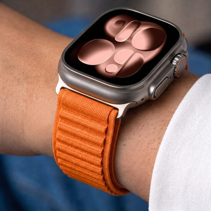 Tech-Protect NylonLoop Armband für Apple Watch 49 mm / 46 mm / 45 mm / 44 mm Series, Orange