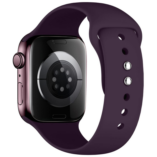 Bracelet Tech-Protect Silicone pour Apple Watch 42mm / 41mm / 40mm Series, Bordeaux