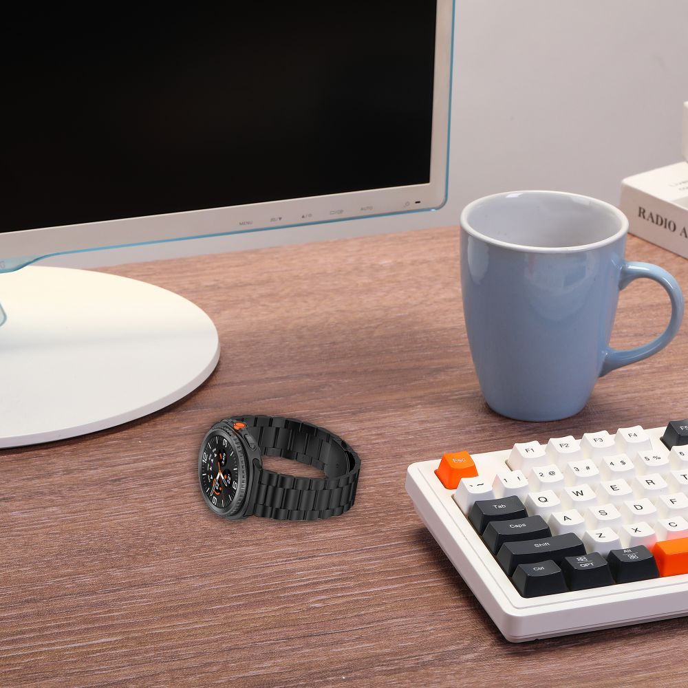 Tech-Protect Stainless Strap for Samsung Galaxy Watch8 / Watch8 Classic Series, Black