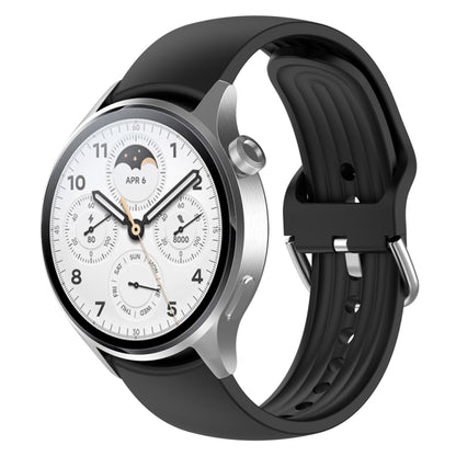 Cinturino Techsuit W003 per Huawei Watch / Xiaomi Watch Series, 22mm, Nero