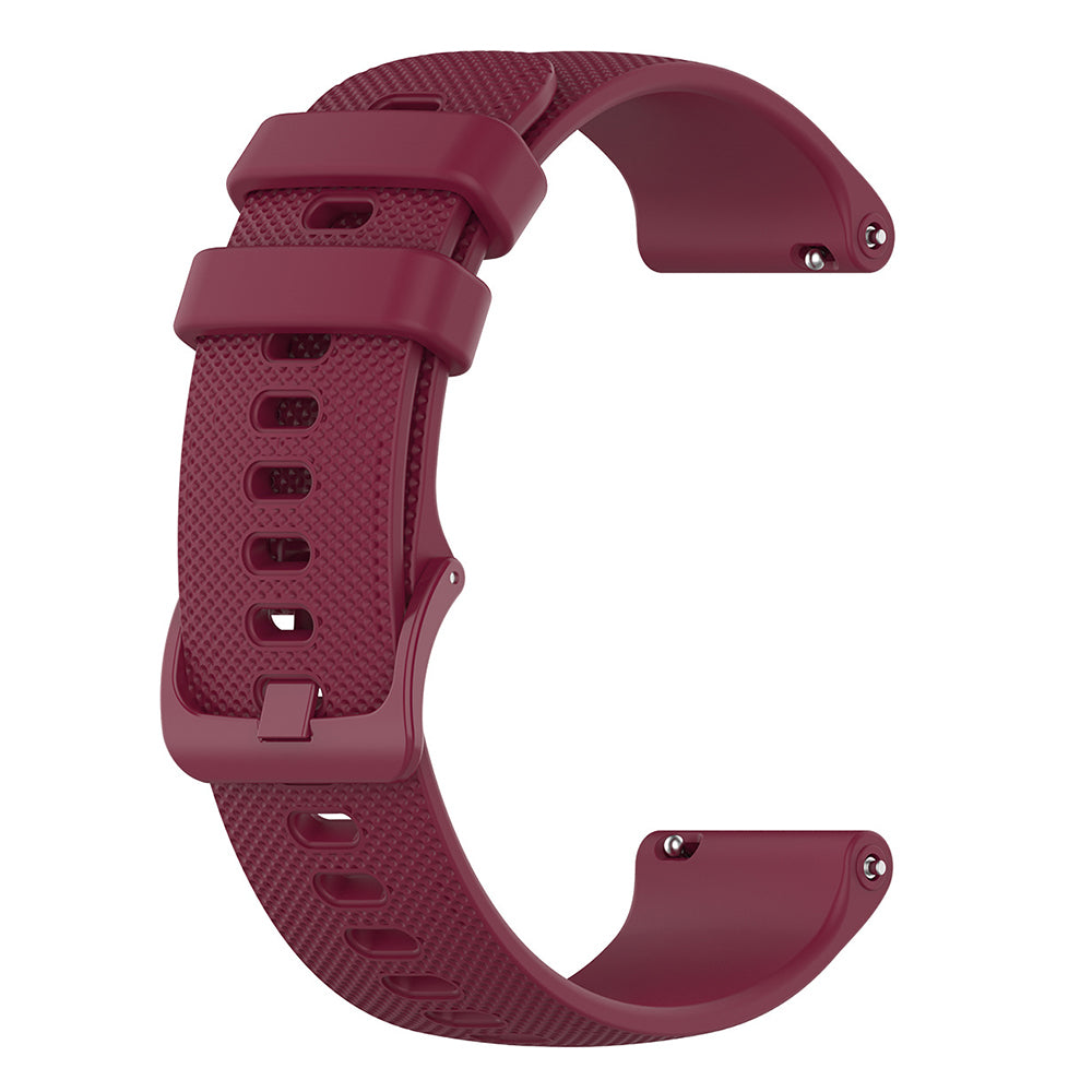 Cinturino Techsuit W006 per Samsung Galaxy Watch / Huawei Watch Series, 20mm, Bordeaux