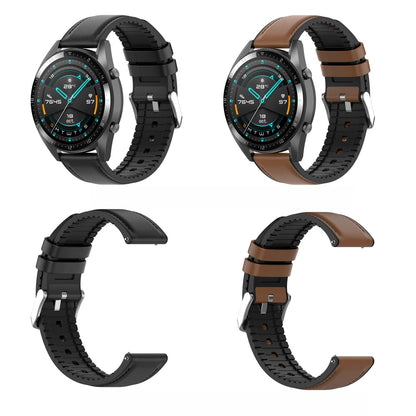 Cinturino Techsuit W007 per Samsung Galaxy Watch / Huawei Watch Series, 22mm, Nero.