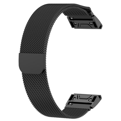 Cinturino Techsuit W009 per Garmin Instinct / Approach / Fenix Watch Series, 20mm, Nero