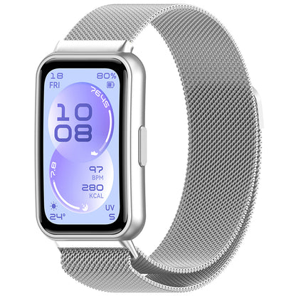 Cinturino Techsuit W009 per Huawei Band 11 / 11 Pro, Argento