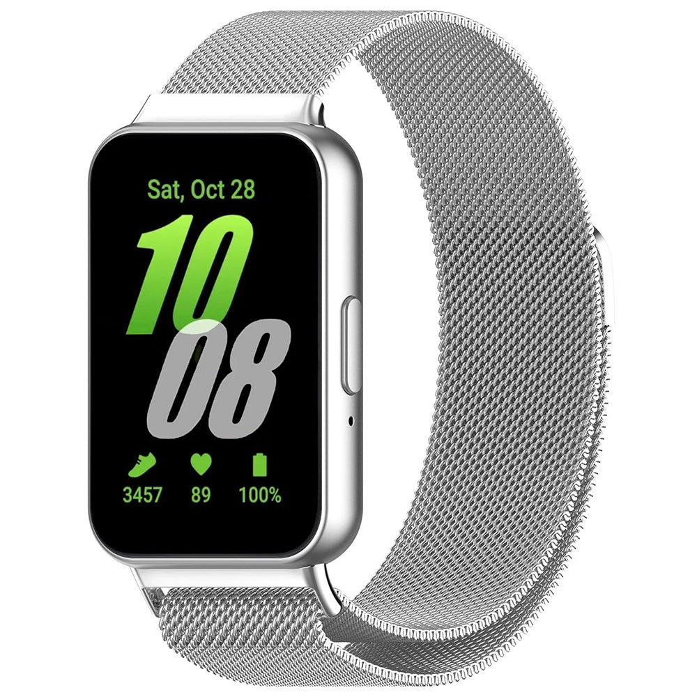 Cinturino Techsuit W009 per Samsung Galaxy Fit3 R39M, Argento