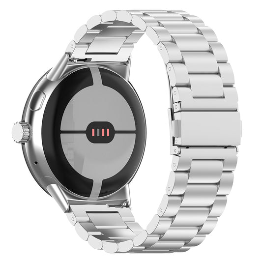 Bracelet Techsuit W010 pour Google Pixel Watch 4 45mm, Argenté