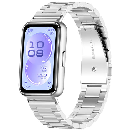 Cinturino Techsuit W010 per Huawei Band 11 / 11 Pro, Argento