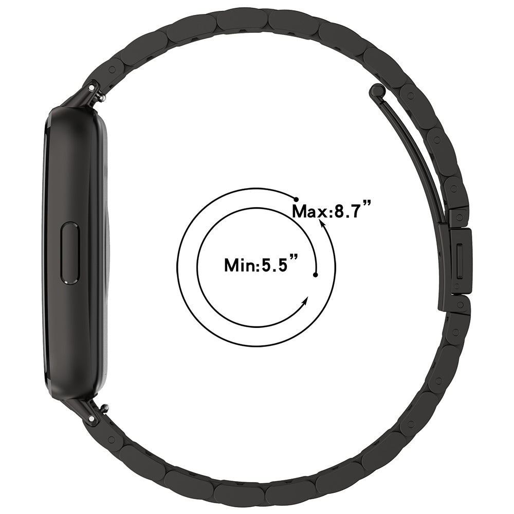 Cinturino Techsuit W010 per Huawei Band 11 / 11 Pro, Argento