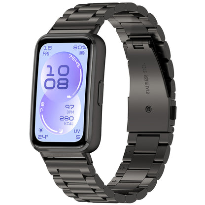 Techsuit W010 Armband für Huawei Band 11 / 11 Pro, Schwarz