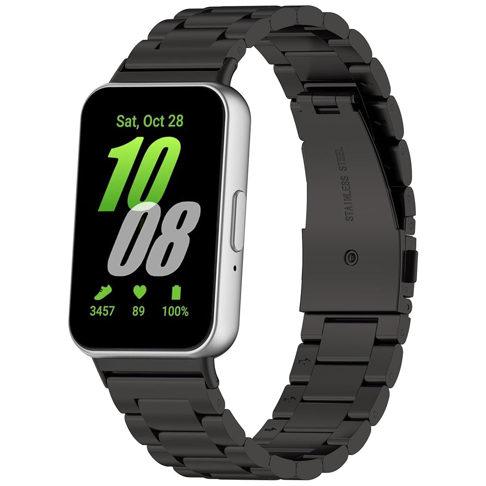 Cinturino Techsuit W010 per Samsung Galaxy Fit3 R39M, Nero