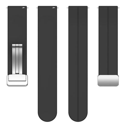 Cinturino Techsuit W011 per Huawei Watch / Xiaomi Watch Series, 22mm, Nero.