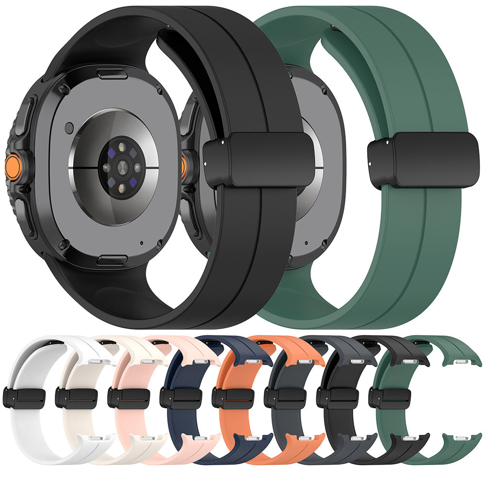 Cinturino Techsuit W011 per Samsung Galaxy Watch 8 Classic / Watch8 44mm / Watch 8 40mm, Nero