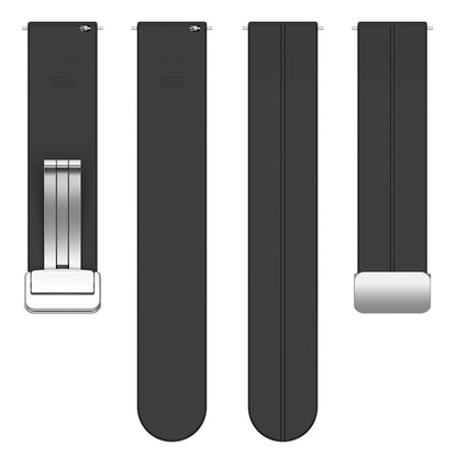 Cinturino Techsuit W011 per Samsung Galaxy Watch / Huawei Watch Series, 20mm, Nero.