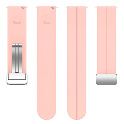 Cinturino Techsuit W011 per Samsung Galaxy Watch / Huawei Watch Series, 20mm, Rosa.