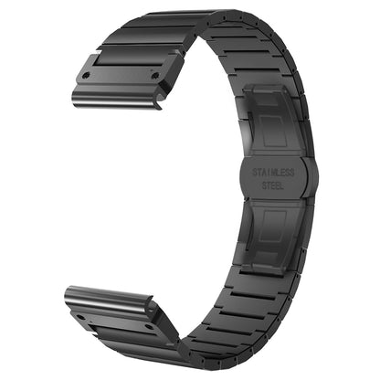 Techsuit W012 Armband für Garmin Instinct / Approach / Fenix Watch Series, 20mm, Schwarz