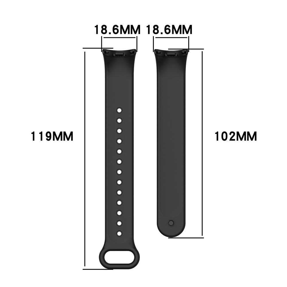 Techsuit W014 Armband für Xiaomi Smart Band 10 / 9 / 8, Hellblau