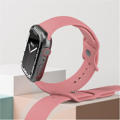 Bracelet Techsuit W031 pour Apple Watch 42mm / 41mm / 40mm / 38mm Series, Rose