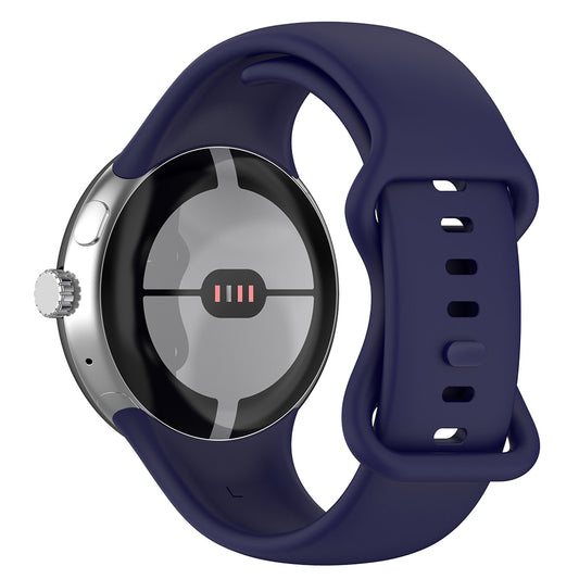 Cinturino Techsuit W031 per Google Pixel Watch 3 45mm, Blu Navy