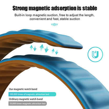 Bracelet Techsuit W035 pour Apple Watch 49mm / 46mm / 45mm / 44mm / 42mm Series, Noir