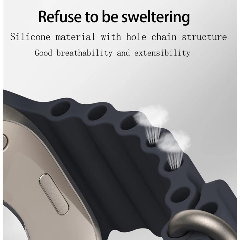 Techsuit W038 Strap for Apple Watch 42mm / 41mm / 40mm / 38mm Series, Red