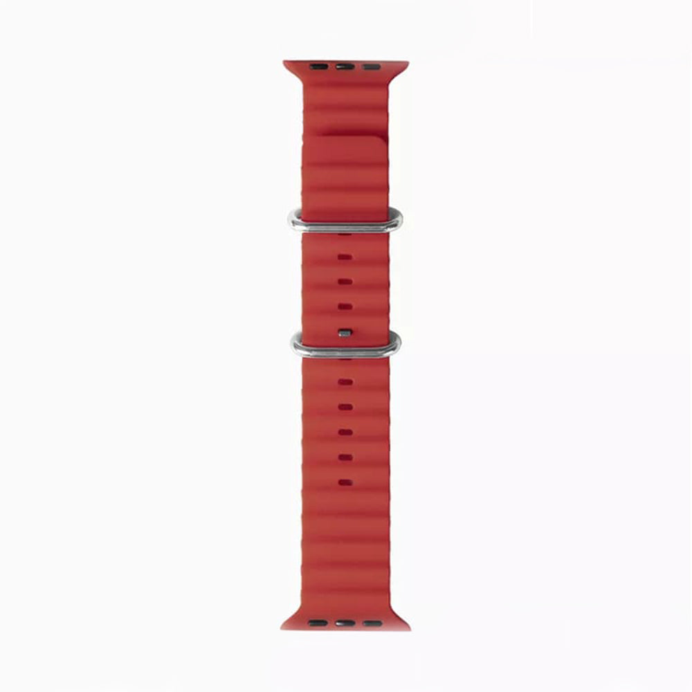 Cinturino Techsuit W038 per Apple Watch 42mm / 41mm / 40mm / 38mm Series, Rosso Scuro