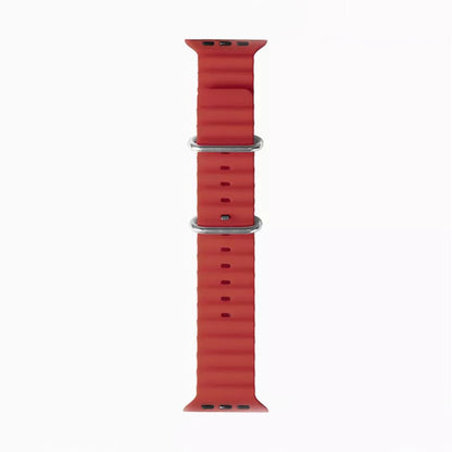 Cinturino Techsuit W038 per Apple Watch 42mm / 41mm / 40mm / 38mm Series, Rosso Scuro